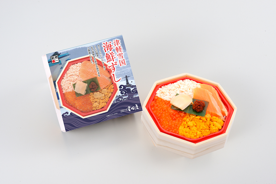 津軽雪国海鮮寿司 ¥1,400(税込)