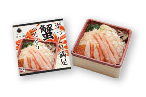 ずっしり満足
蟹べんとう
¥1,450(税込)
